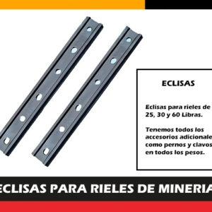 eclisas 25, 30 y 60 lbs.